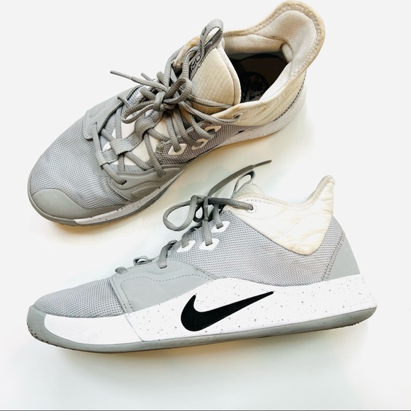 Nike Shoes | Nike PG 3 Mens Basketball Shoe | Color: Gray/White | Size: 10.5 | Heidi7163's Closet